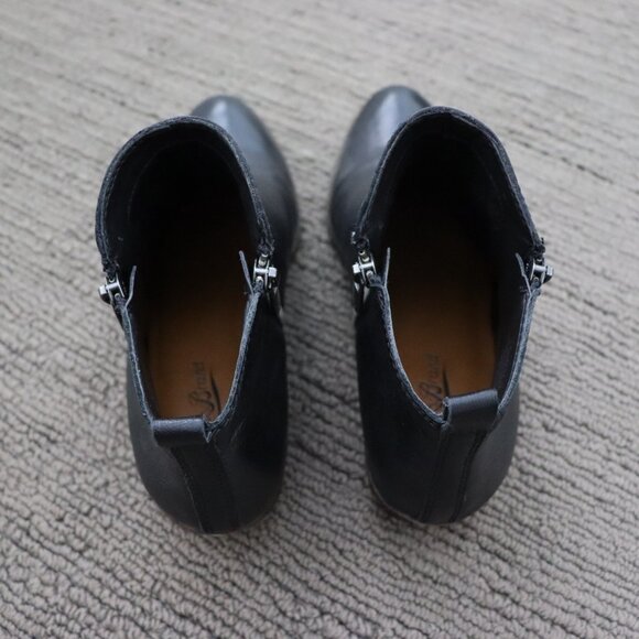 LUCKY BRAND Basel Bootie Black Leather Size 7.5 - Picture 6 of 9